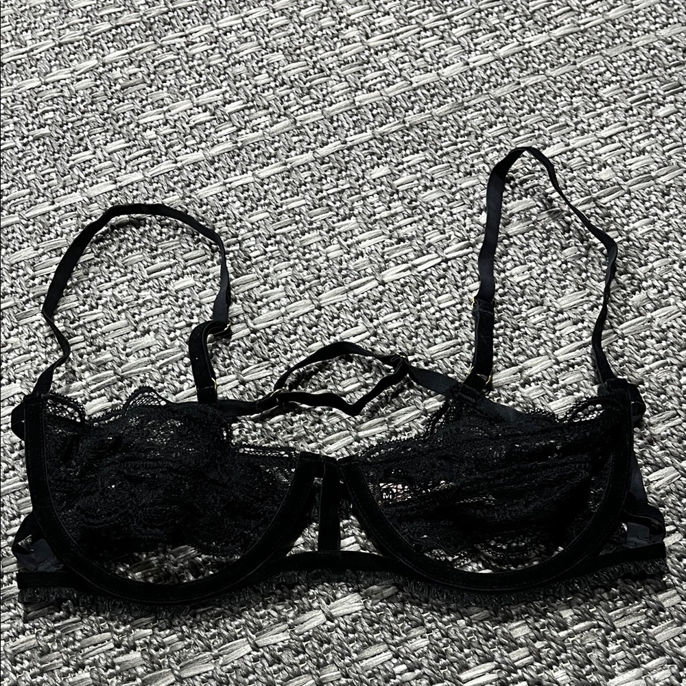 Honeydew | Black Underwire Lace Bra